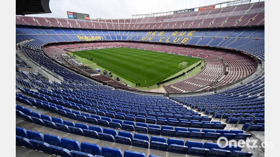 Das Stadion Camp Nou des FC Barcelona soll nach dem Abschluss aller Umbauarbeiten bis zu 105.000 Plätze haben und wäre damit das größte Europas. Bild: Arne Dedert/dpa