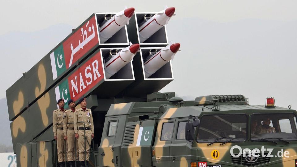 Das Militär der Atommacht Pakistan gilt als kampferprobt. (Symbolbild) Bild: Uncredited/AP/dpa
