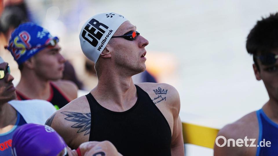 Diesmal ohne Medaille: Top-Schwimmer Florian Wellbrock. Bild: Gian Mattia D'alberto/LaPresse via ZUMA Press/dpa
