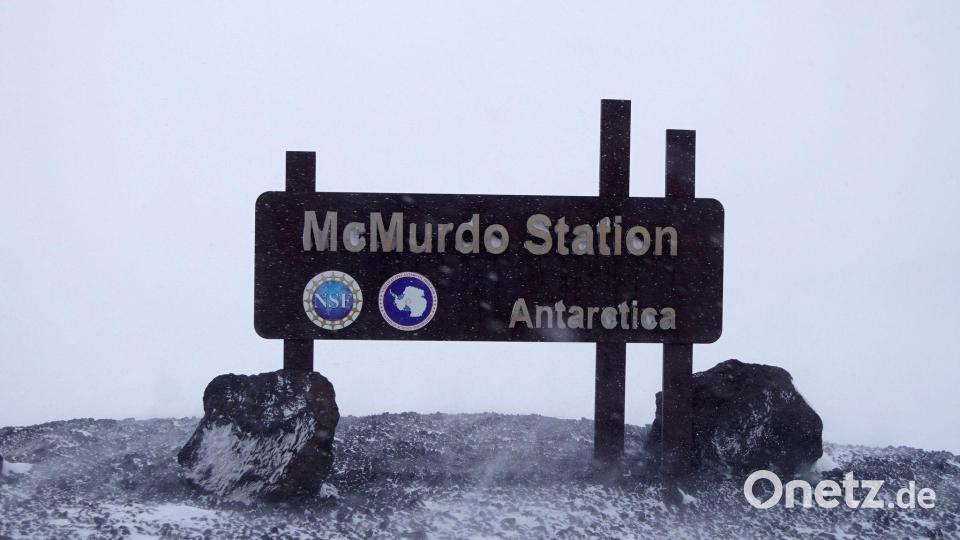 Die McMurdo-Station ist die größte Forschungsstation in der Antarktis. Bild: Uncredited/U.S. National Science Foundation/AP/dpa