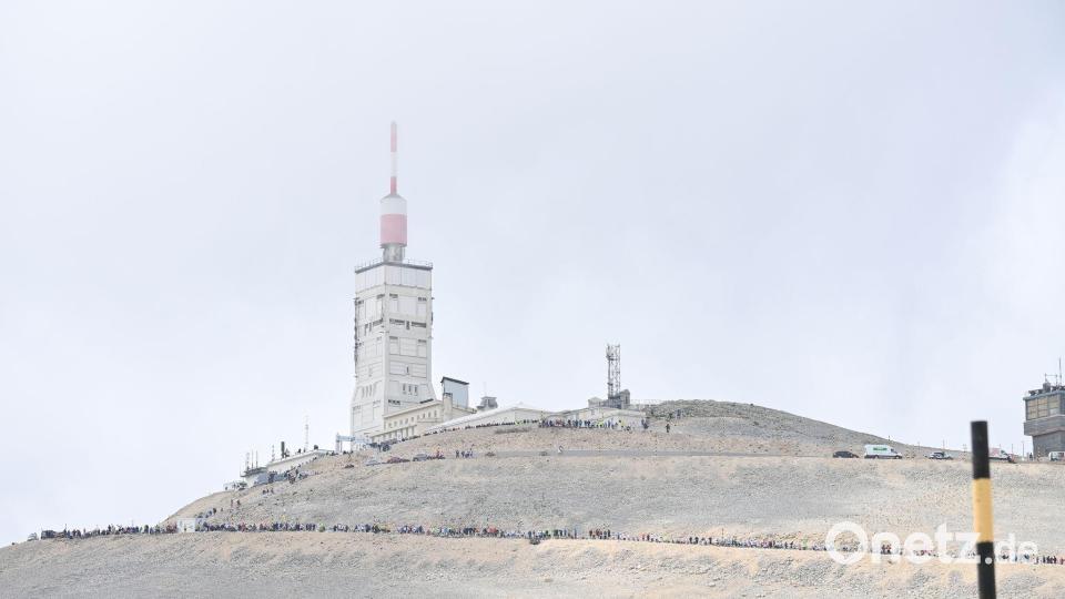 Der Mont Ventoux gehörte erstmals zum Programm der Frauen-Tour. (Archivbild) Bild: David Stockman/BELGA/dpa