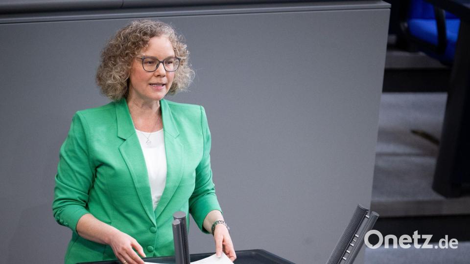 Grünen-Fraktionsvize Julia Verlinden kritisiert Wirtschaftsministerin Reiche. (Archivbild) Bild: Sebastian Gollnow/dpa