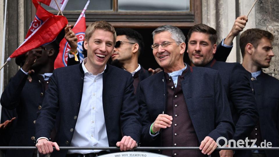 Wie sein Vorgänger feierte auch Krause mit dem FC Bayern. (Archivbild) Bild: Sven Hoppe/dpa
