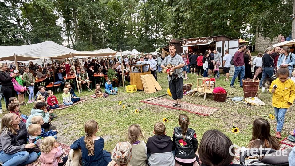 Gaukler und Künstler begeistern Groß und Klein mit abwechslungsreichen Darbietungen. Bild: Thomas Stegerer