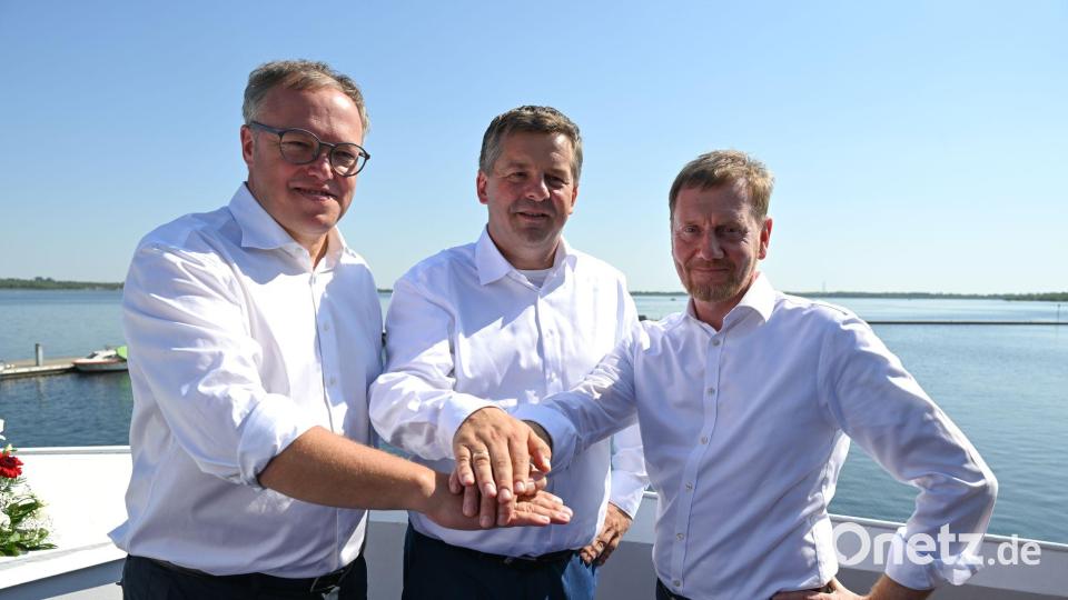 Die drei ostdeutschen CDU-Ministerpräsidenten hatten die Debatte eröffnet. (Archivbild) Bild: Hendrik Schmidt/dpa