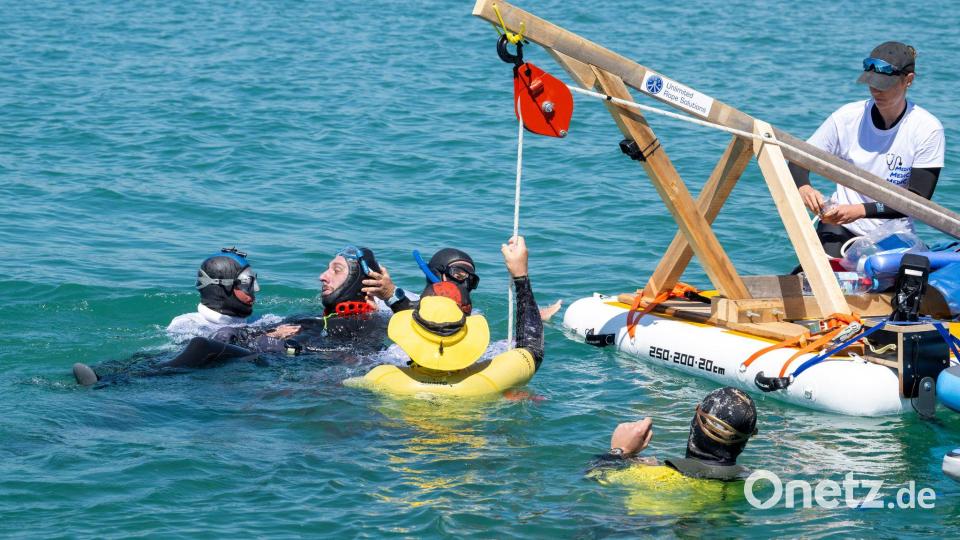 Sicherungstaucher sind für Marinković da. Bild: Stefan Puchner/dpa