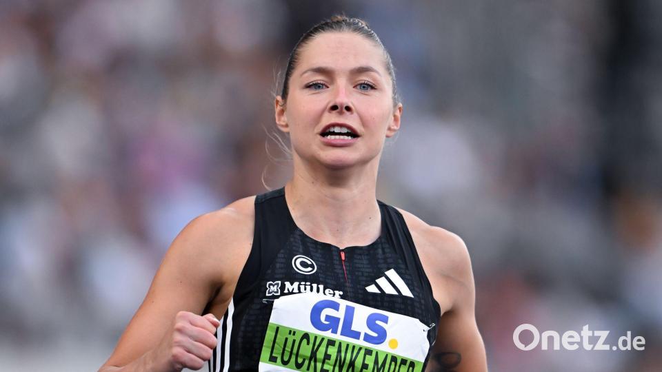Ein Zeckenbiss bremste Gina Lückenkemper vor einigen Wochen. (Archivbild) Bild: Sven Hoppe/dpa