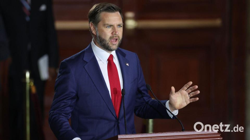 US-Vizepräsident Vance will erreichen, dass der Öl- und Gashandel in der Meerenge auf Vorkriegsniveau zurückkehrt. (Archivbild) Bild: Win McNamee/Pool Getty/AP/dpa