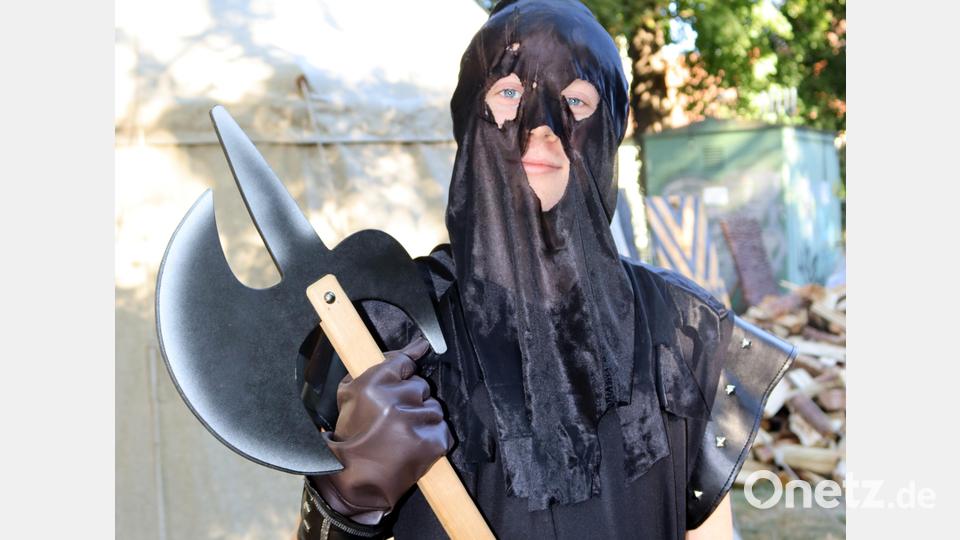 Er hatte noch keine Aufgabe auf dem Fest. Bild: Heidi Franitza