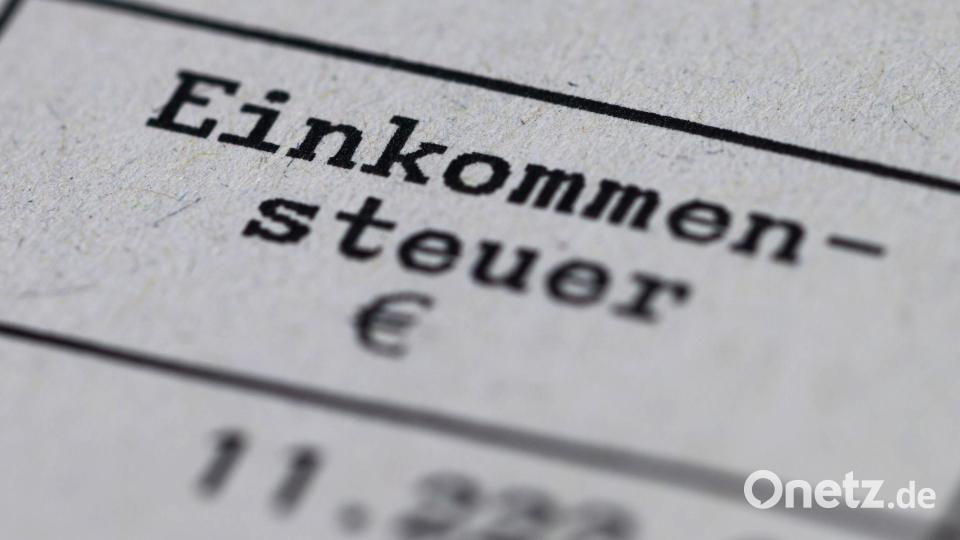 Das Finanzministerium treibt die von Union und SPD vereinbarte Reform der Einkommensteuer voran. (Symbolbild) Bild: Robert Michael/dpa