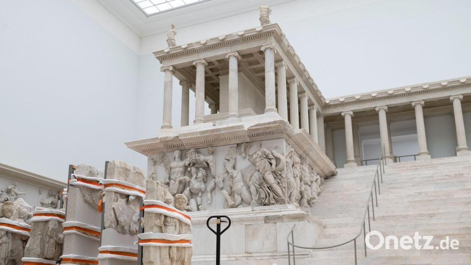 Der erste Teil des Pergamonmuseums soll nächsten Sommer wieder öffnen. (Archivbild) Bild: Markus Lenhardt/dpa