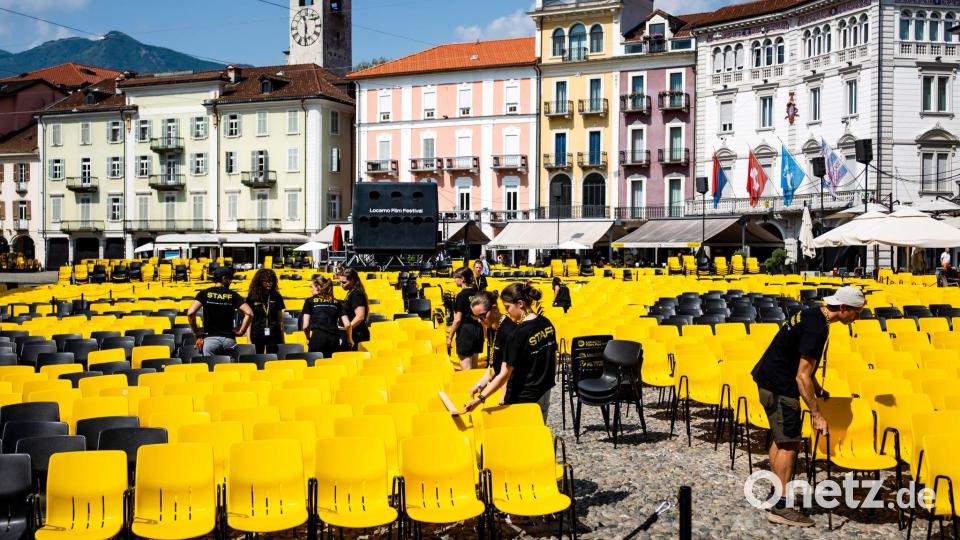 Das Festival findet in Locarno statt. Bild: Jean-Christophe Bott/KEYSTONE/dpa