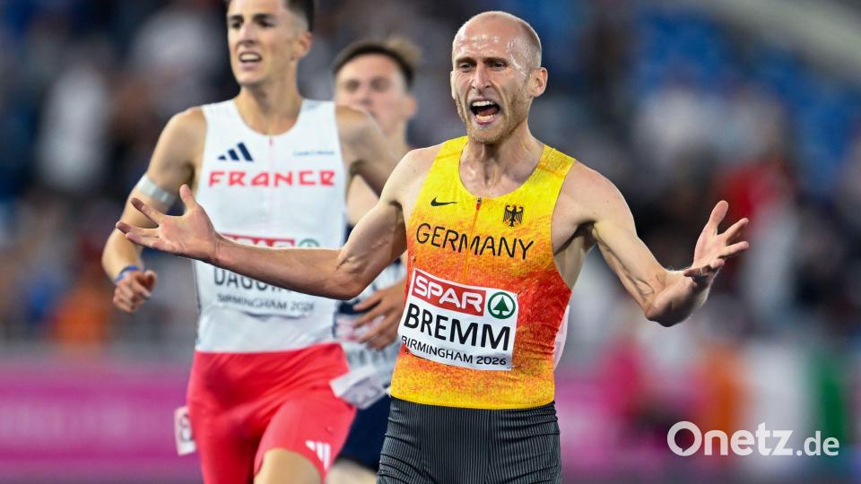 Florian Bremm stürmte zu EM-Silber über 5.000 Meter. Bild: Sven Hoppe/dpa