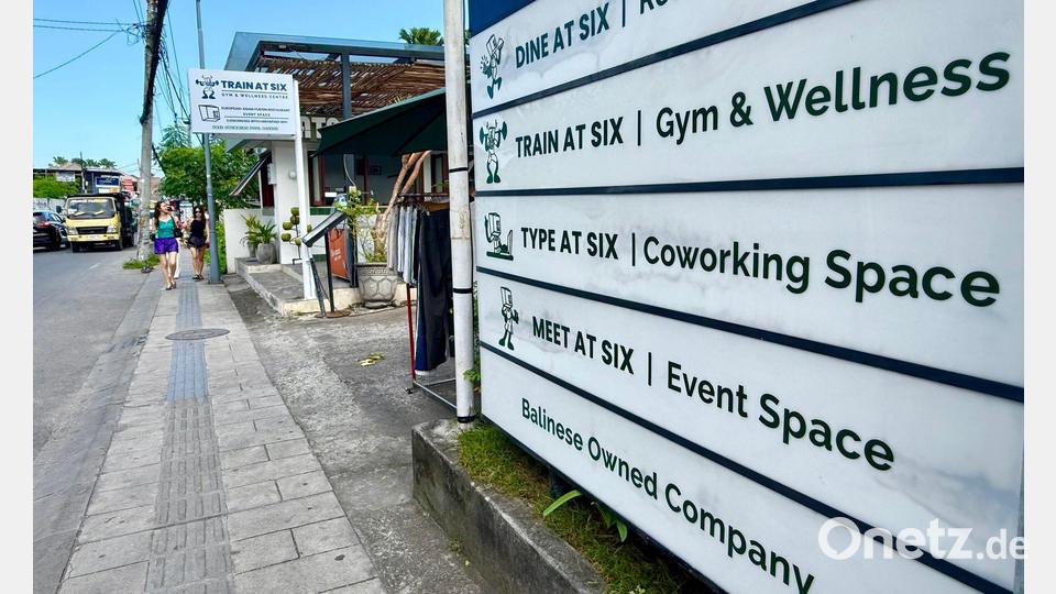 Coworking Spaces, Gyms, Wellness: Canggu hat sich ganz auf digitale Nomaden eingestellt. Bild: Carola Frentzen/dpa