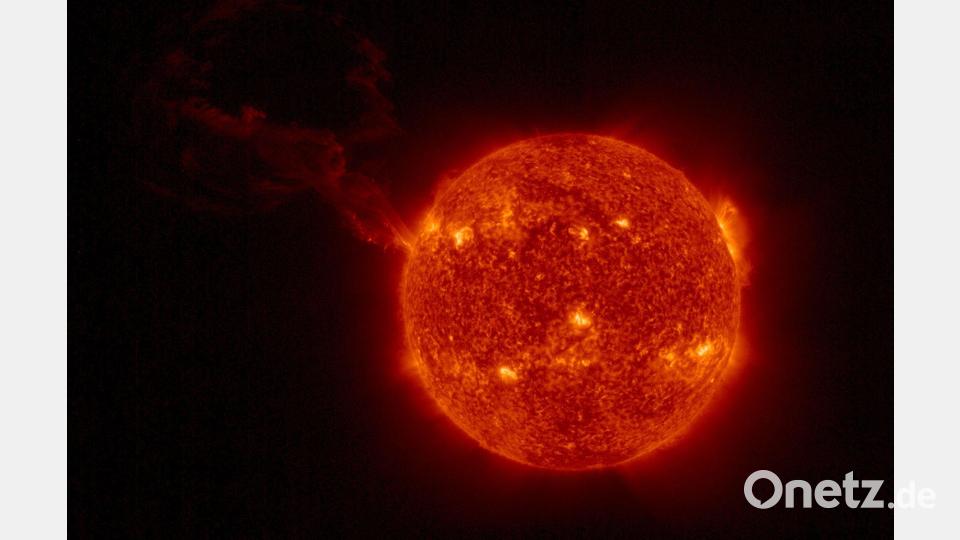 Sonneneruption, aufgenommen von der Sonde „Solar Orbiter“ Bild: Solar Orbiter/EUI Team/ESA &amp; NASA/dpa