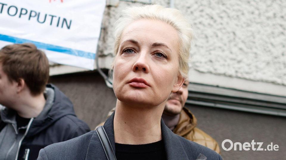 Die Oppositionspolitikerin Julia Nawalnaja sieht in dem Auschluss von Jabloko von der Wahl ein Zeichen für Angst des Kreml. (Archivbild) Bild: Carsten Koall/dpa