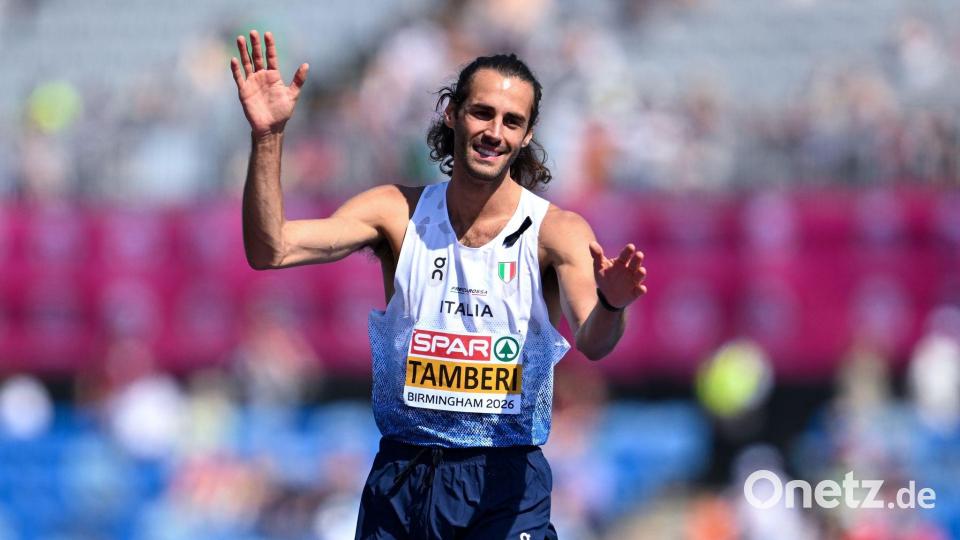 Titelverteidiger Gianmarco Tamberi schaffte es ins Hochsprung-Finale. Bild: Sven Hoppe/dpa