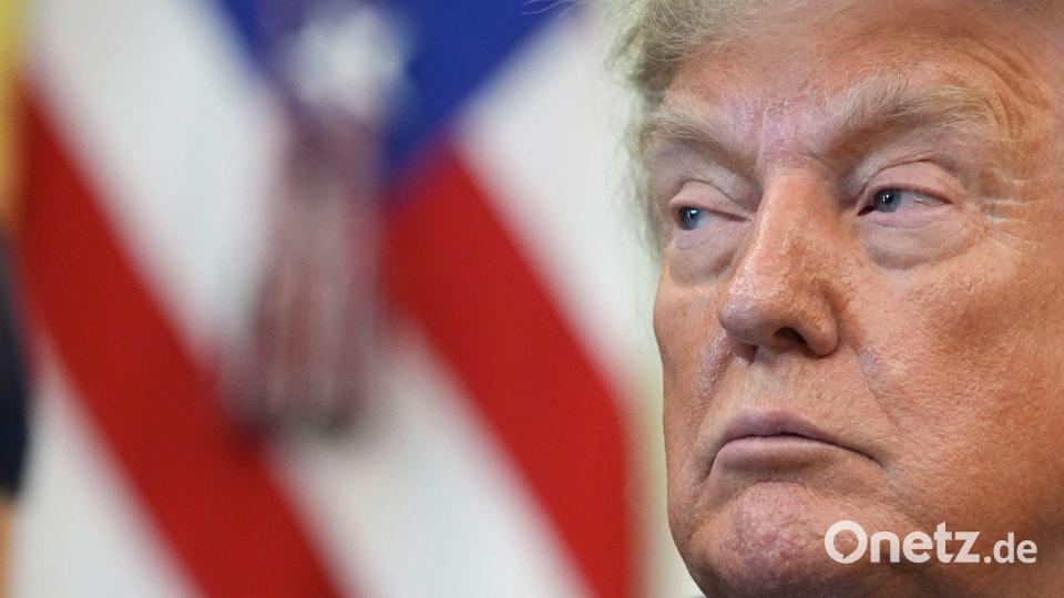 US-Präsident Trump verlangt Entschädigung vom Iran. Bild: Jacquelyn Martin/AP/dpa