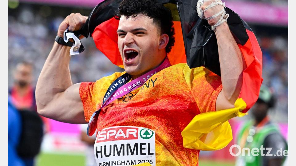 Hammerwerfer Merlin Hummel hat Respekt vor Owen Ansahs Auftritt. Bild: Sven Hoppe/dpa
