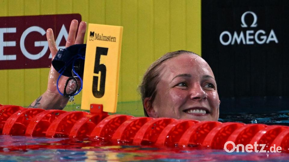Sarah Sjöström ist nach ihrer Babypause wieder stark in Form. Bild: Emma Da Silva/AP/dpa