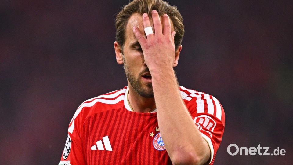 Verzweifelte oft gegen die PSG-Abwehr: Bayern-Stürmer Harry Kane. Bild: Tom Weller/dpa