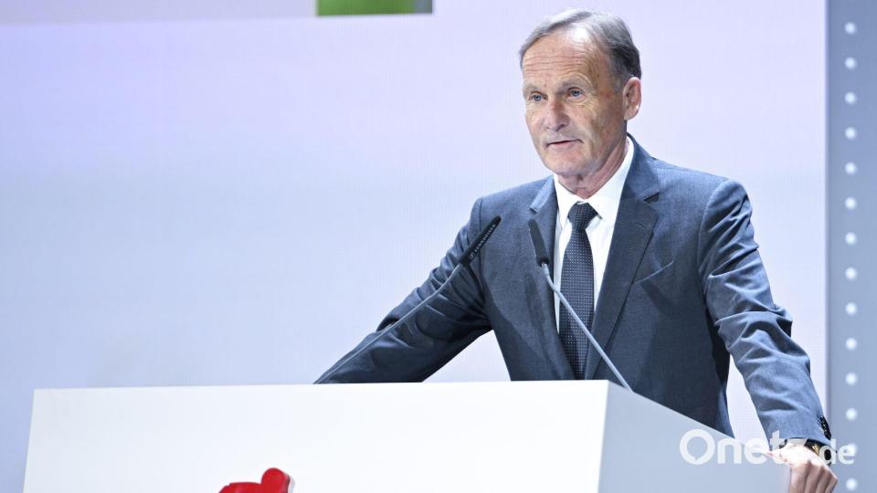 Liga-Präsident Hans-Joachim Watzke hat sich zur Stellungnahme des Bundeskartellamts geäußert. (Archivbild) Bild: Britta Pedersen/dpa