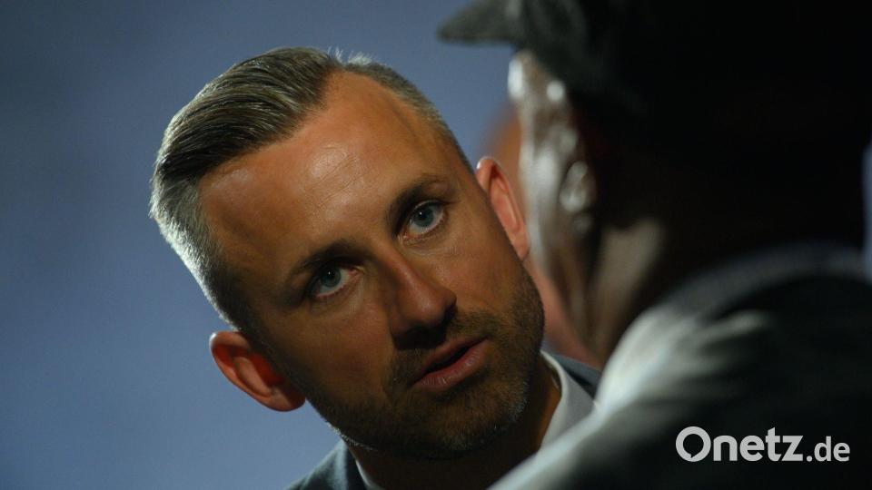AfD-Spitzenkandidat Ulrich Siegmund hatte wohl die meisten Fragen zu beantworten. Bild: Klaus-Dietmar Gabbert/dpa