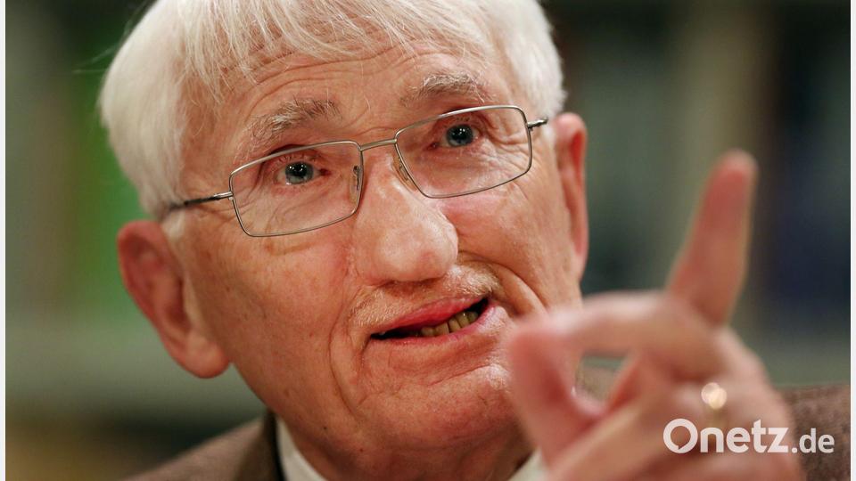 Der Philosoph Jürgen Habermas starb im März. (Archivfoto) Bild: Martin Gerten/dpa