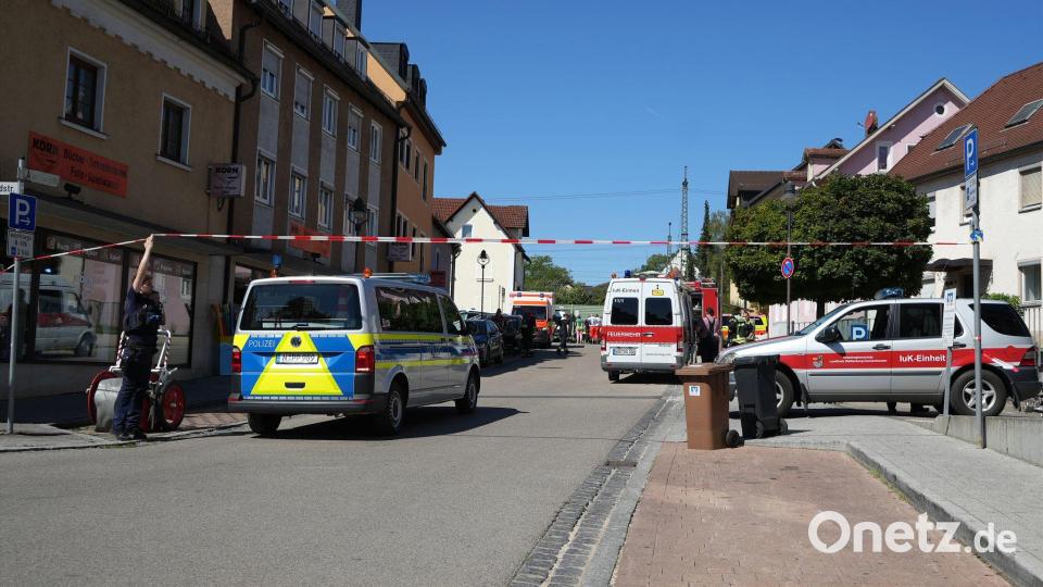 Es gab größere Absperrungen. Bild: Felix Kirberg/dpa