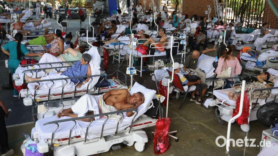 Rund 3.500 Menschen wurden verletzt. Bild: Santiago Saldarriaga/AP/dpa