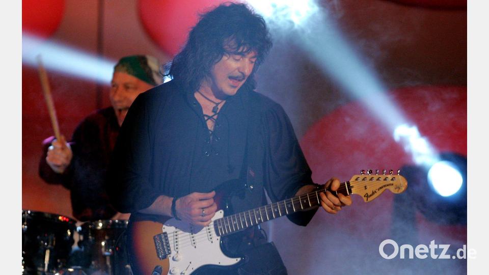 Seit 1993 hatte Ritchie Blackmore nicht mehr mit Deep Purple auf der Bühne gestanden. (Archivbild) Bild: Jens Kalaene/dpa-Zentralbild/dpa