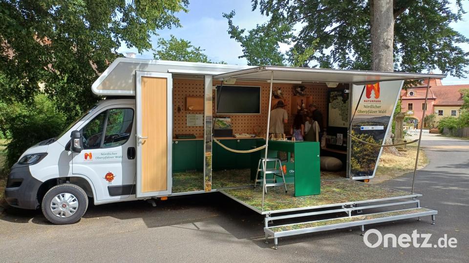 Das Naturparkmobil erhielt bereits eine Förderung aus dem europäischen Förderprogramm LEADER. Bild: Naturpark Nördlicher Oberpfälzer Wald e.V.
