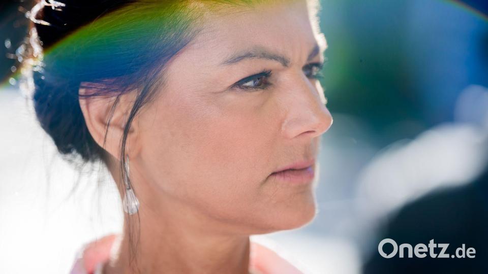 Sahra Wagenknecht erteilt Höcke eine Absage. (Archivbild) Bild: Christoph Soeder/dpa