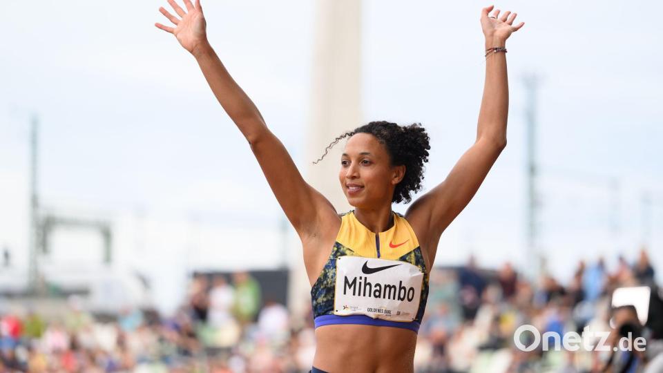 Malaika Mihambo ist zum Abschluss der EM in Birmingham gefordert. (Archivbild) Bild: Robert Michael/dpa