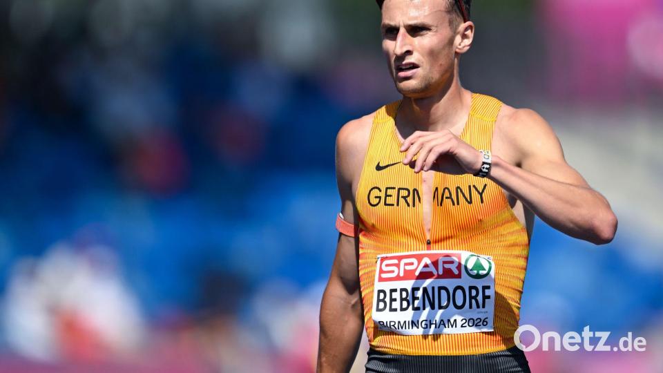Auch Karl Bebendorf lief in das Finale über 3.000 Meter Hindernis. Bild: Sven Hoppe/dpa