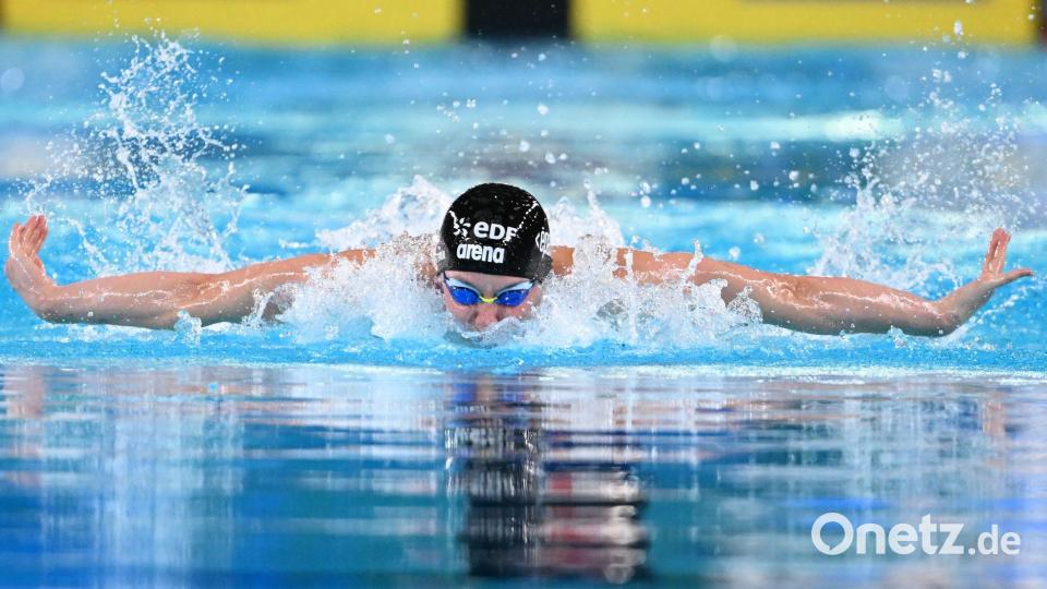 Angelina Köhler schwamm souverän ins Finale. Bild: Emma Da Silva/AP/dpa