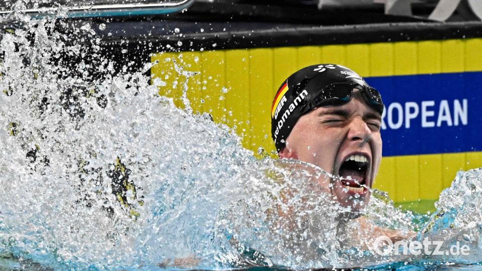 Johannes Liebmann schreit seine Freude heraus. Sonst ist er eher ruhig. Bild: Julien De Rosa/AFP/dpa