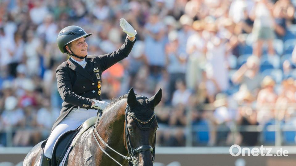 Isabell Werth verpasste eine Medaille. Bild: Rolf Vennenbernd/dpa