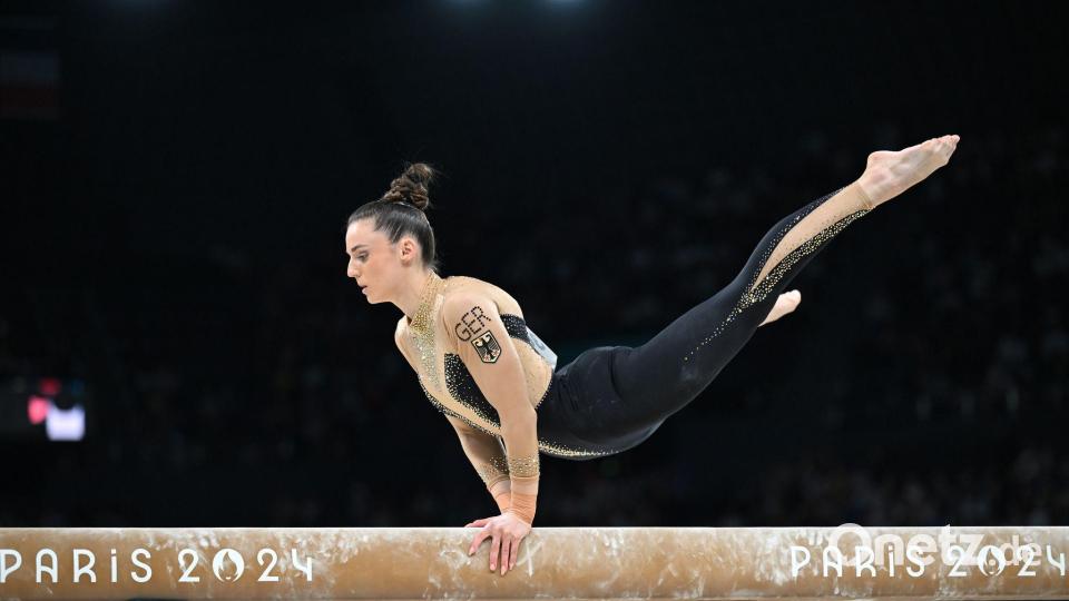 Paris waren die dritten Olympischen Spiele für Pauline Schäfer-Betz. (Archivbild) Bild: Marijan Murat/dpa
