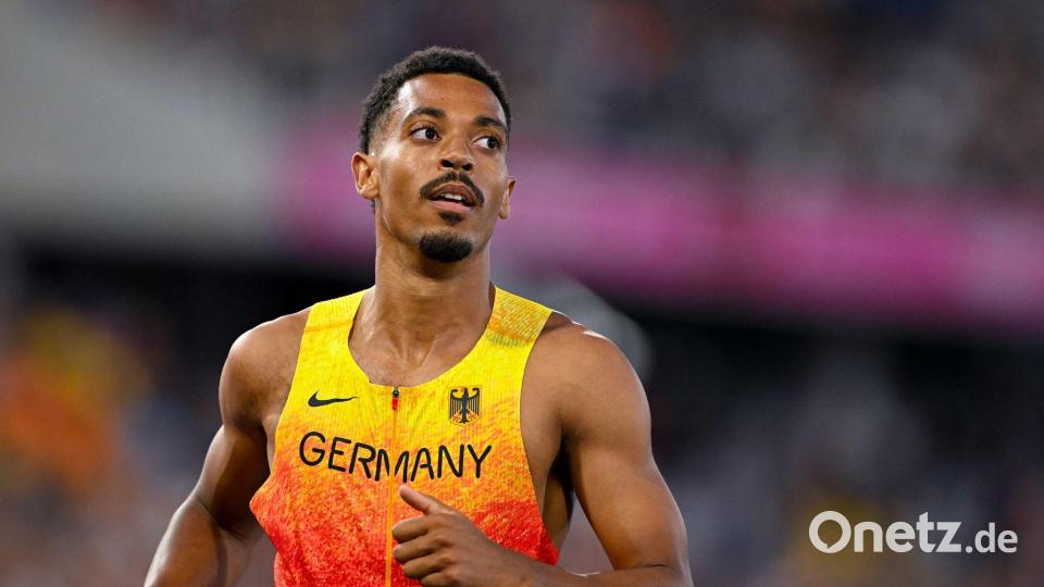 Nur Weltrekordhalter Karsten Warholm war im EM-Finale schneller als Emil Agyekum. Bild: Sven Hoppe/dpa
