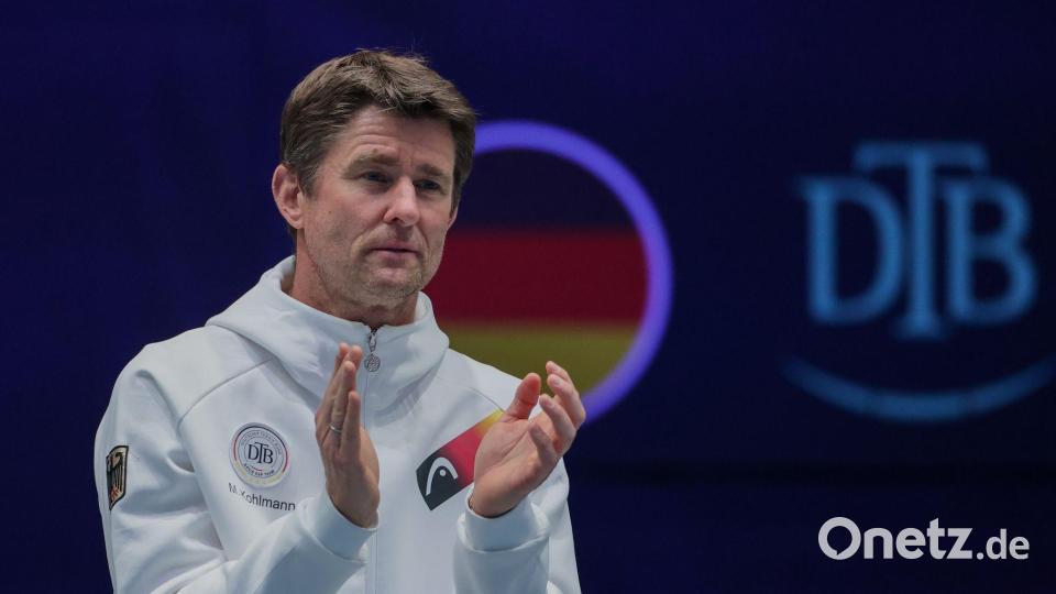 Michael Kohlmann kann im Davis Cup im September auf Alexander Zverev setzen. (Archivbild) Bild: Rolf Vennenbernd/dpa