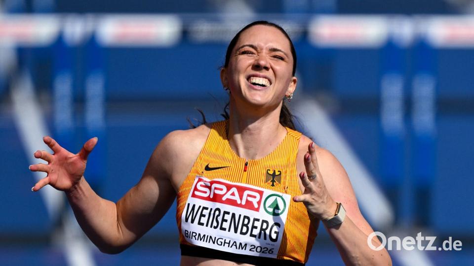 Sophie Weißenberg startete stark in den EM-Siebenkampf. Bild: Sven Hoppe/dpa