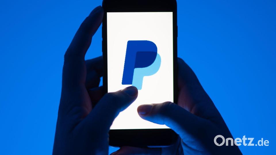 Große Konkurrenz: Der US-Bezahlriese Paypal. (Symbolbild) Bild: Sebastian Kahnert/dpa