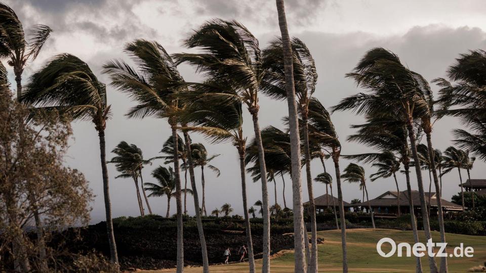 Der Sturm „Lala“ hat sich unmittelbar vor Hawaii zu einem Hurrikan verstärkt und sorgt für Überschwemmungen, Stromausfälle und Straßensperren. Bild: Stephen Lam/San Francisco Chronicle/AP/dpa