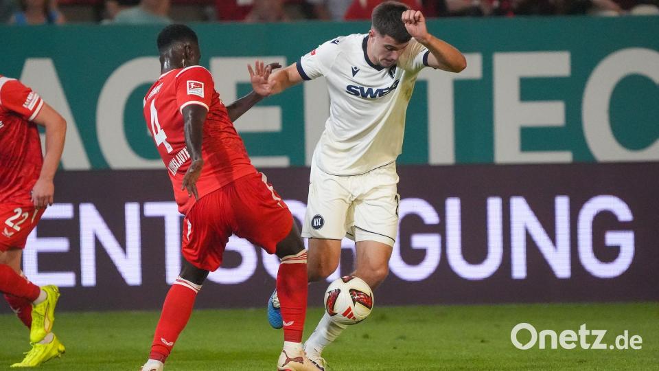 Das Südwest-Derby war von vielen Zweikämpfen geprägt. Bild: Marc Schüler/dpa