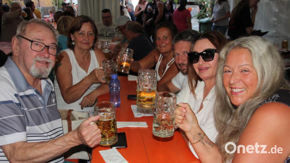 Gute Laune war beim Backofenfest in Hermannsreuth angesagt. Bild: Konrad Rosner