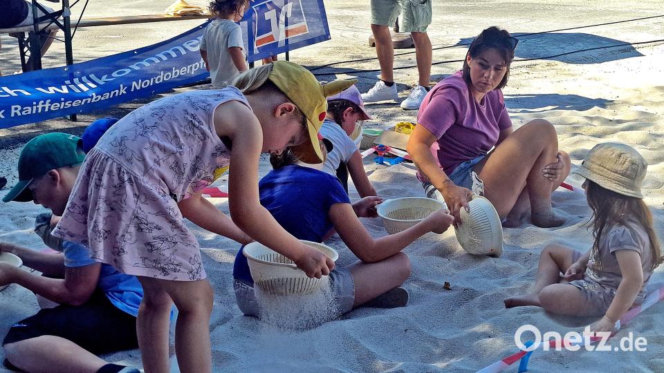 Trotz der großen Hitze herrschte beim städtischen Kinderfest auf der Freizeitanlage reger Betrieb. Die zehn Stationen boten den Kindern jede Menge Spiel, Sport und Abenteuer. Bild: Reinhard Kreuzer