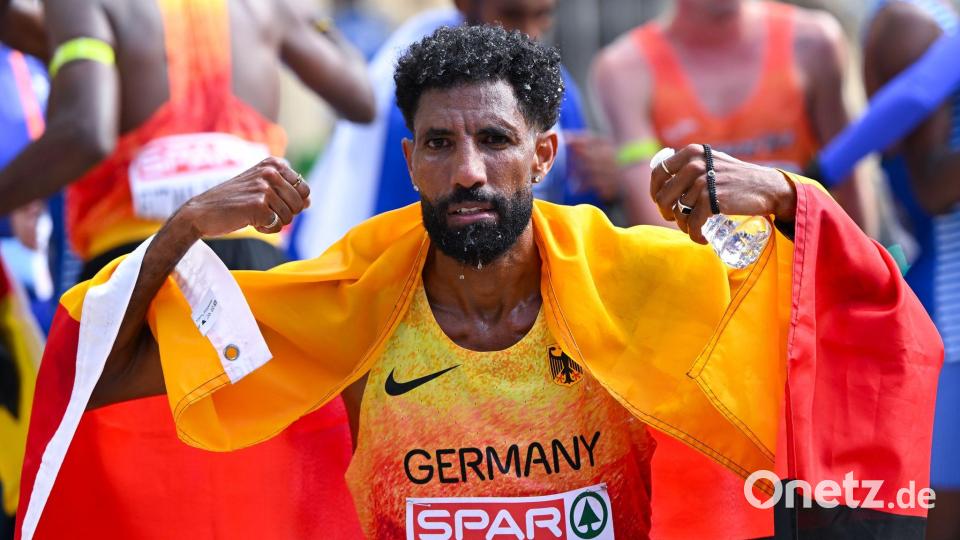 Amanal Petros gewann EM-Gold im Marathon. Bild: Sven Hoppe/dpa
