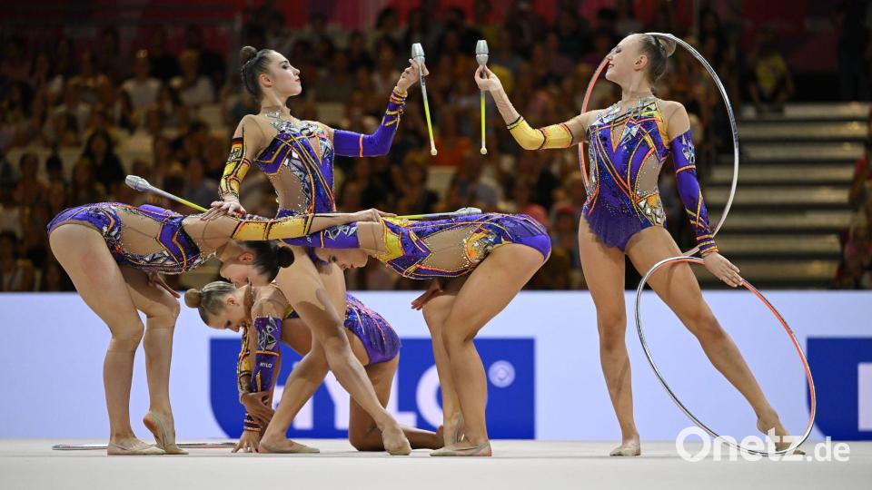 Die deutsche Gruppe blieb ohne WM-Medaille. Bild: Marijan Murat/dpa