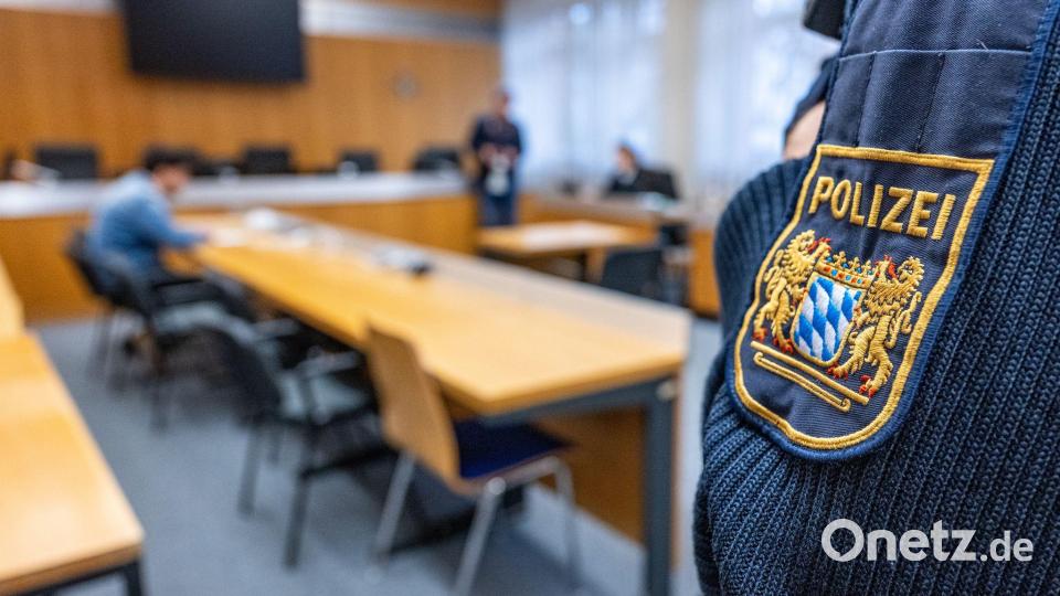 Die sogenannten Vorführdienste bei der Justiz sorgen für viele Einsatzstunden der Polizisten in Gerichtssälen. (Archivbild) Bild: Armin Weigel/dpa